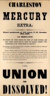 Charleston Mercury broadside