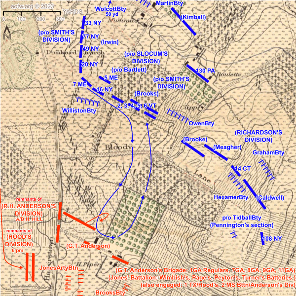 Battlefield Map: click on a unit for more information about it