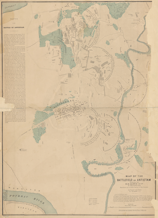 The Elliott Burial Map (1864)